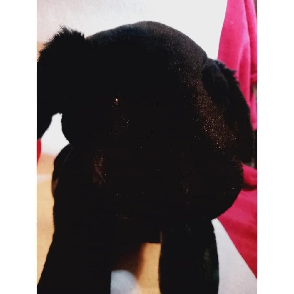 Ginger Floppy Dog Black Lab Puppy Realistic Stuffed Animal Soft Toy Brand: Russ